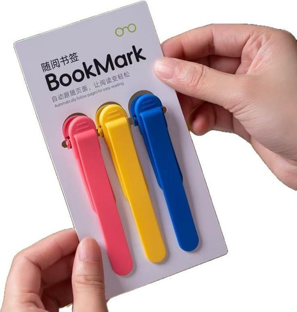 13 Stück Bunte Silikon-Lesezeichen von Binchi Outdoor Product zum einfachen Umblättern und Markieren von Seiten - Bild 1