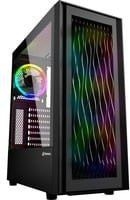 Sharkoon RGB WAVE Tower-Gehäuse in Schwarz mit USB-C und Micro-ATX Unterstützung - Bild 1