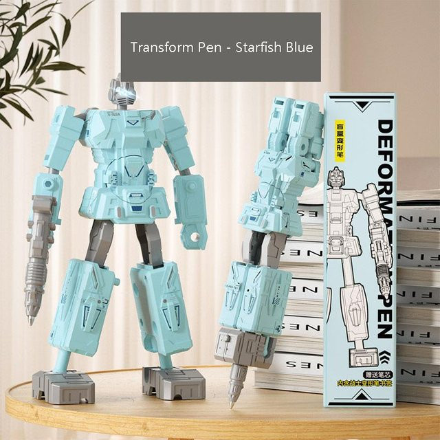 Linyi toy car, 2-in-1 Verwandlungsroboter Stift, Elektronische Uhr Stift - Bild 1