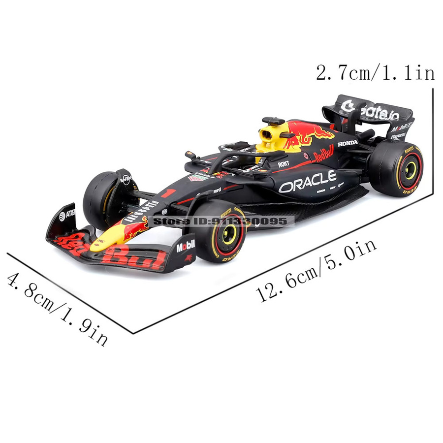 Bburago Red Bull Racing RB21, Rennwagen, 1:43, Legierungsautomodell, ab 3 Jahren - Bild 2
