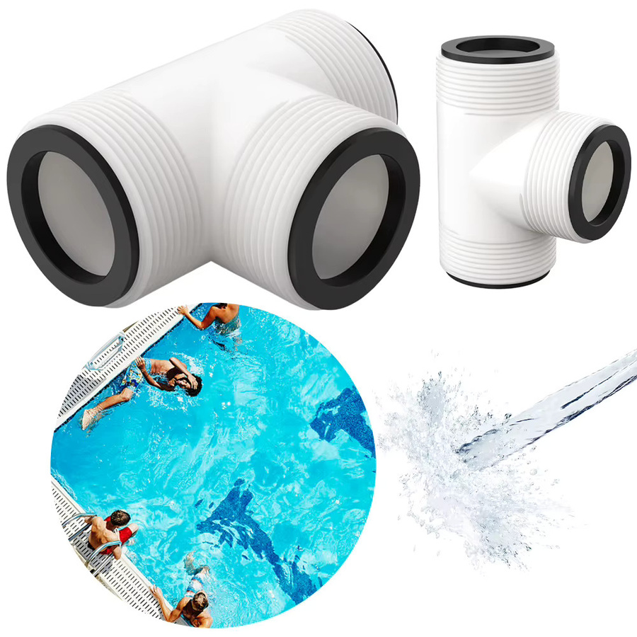 Intex T-förmiger Schlauchverbinder in Weiß für 38 mm Schläuche als Ersatzadapter für Poolfilter-Pumpensysteme - Bild 4