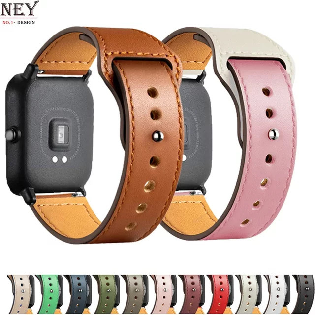 Amazfit Uhrenarmband Leder, Unisex - Bild 1