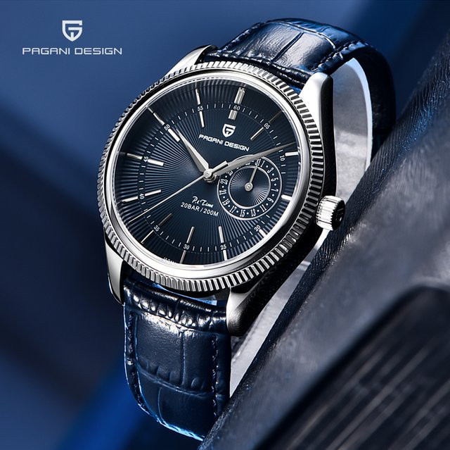 PAGANI DESIGN Armbanduhr, Quarz, Edelstahl, Silber, Herren - Bild 1