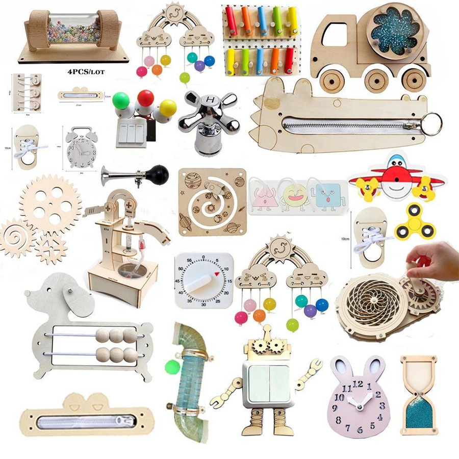 Linyi toy Montessori Brett Spielsets, Holz, ab 3 Jahre - Bild 1
