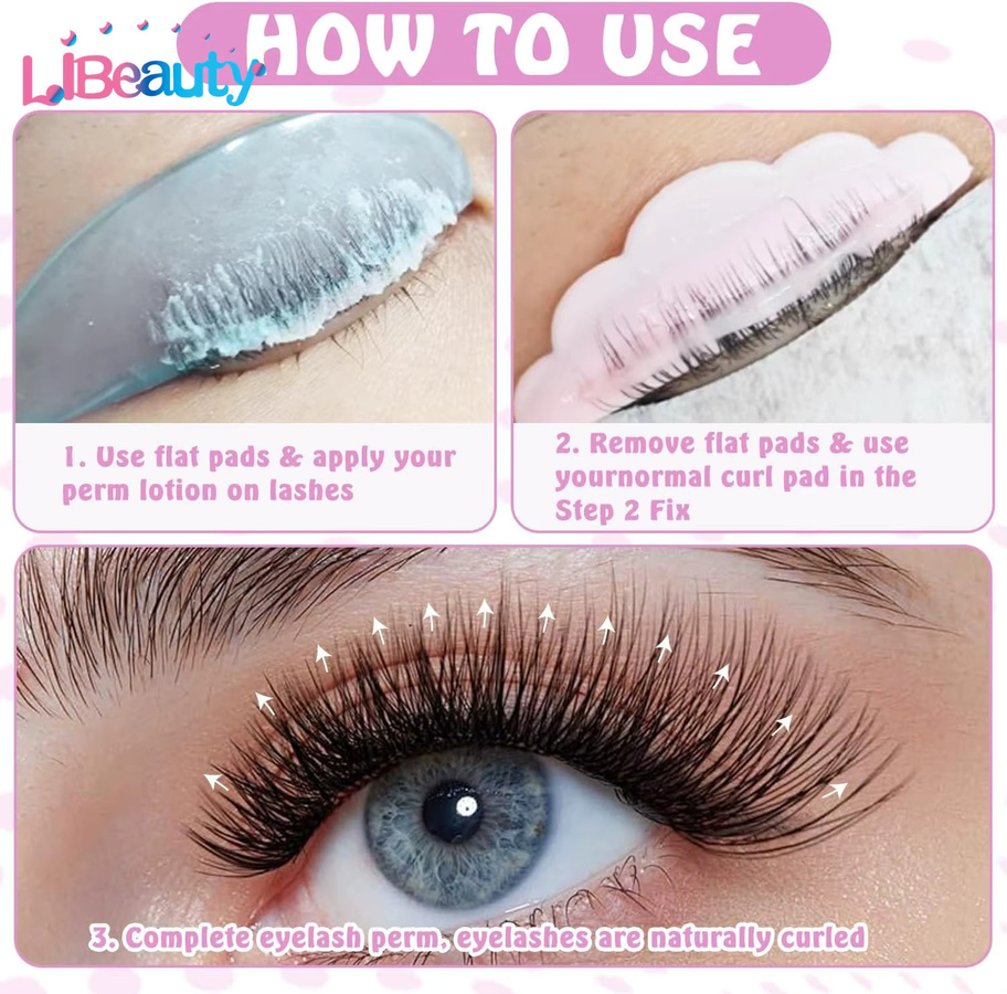 Libeauty Wimpernlift-Schilde, 1 Paar, transparent, unisex - Bild 3