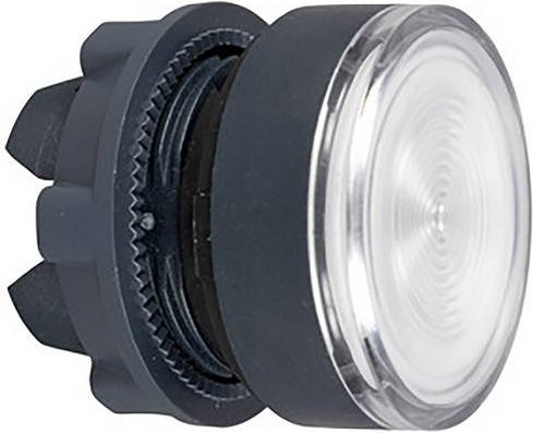 Schneider Electric ZB5AW313S Leuchtdrucktaster-Frontelement aus Kunststoff in Schwarz und Weiß - Bild 1