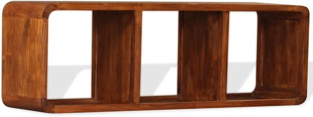 vidaXL TV-Schrank aus Massivholz Akazie in Braun, B/T/H: 120 x 30 x 40 cm - Bild 1