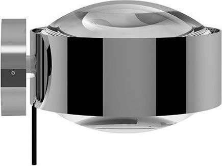 Top Light Puk! 120 Wall Avantgarde Wandleuchte in Chrom mit klarem Glas - Bild 1