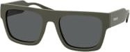 Polaroid PLD 6224/S/X Sonnenbrille, Quadratisch, Vollrand, Unisex, Green, Grey, Plastic - Bild 1