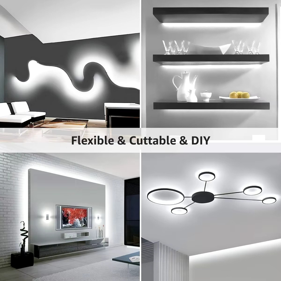 Intelligente 5V LED-Lichtleiste mit Gesten-Sensor und Dimmer in Warmweiß, 1m Länge - Bild 5