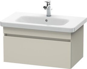Duravit Waschtischunterschrank DuraStyle in Taupe mit einem Auszug, wandhängend, B/T/H: 73 x 44,8 x 39,8 cm - Bild 1