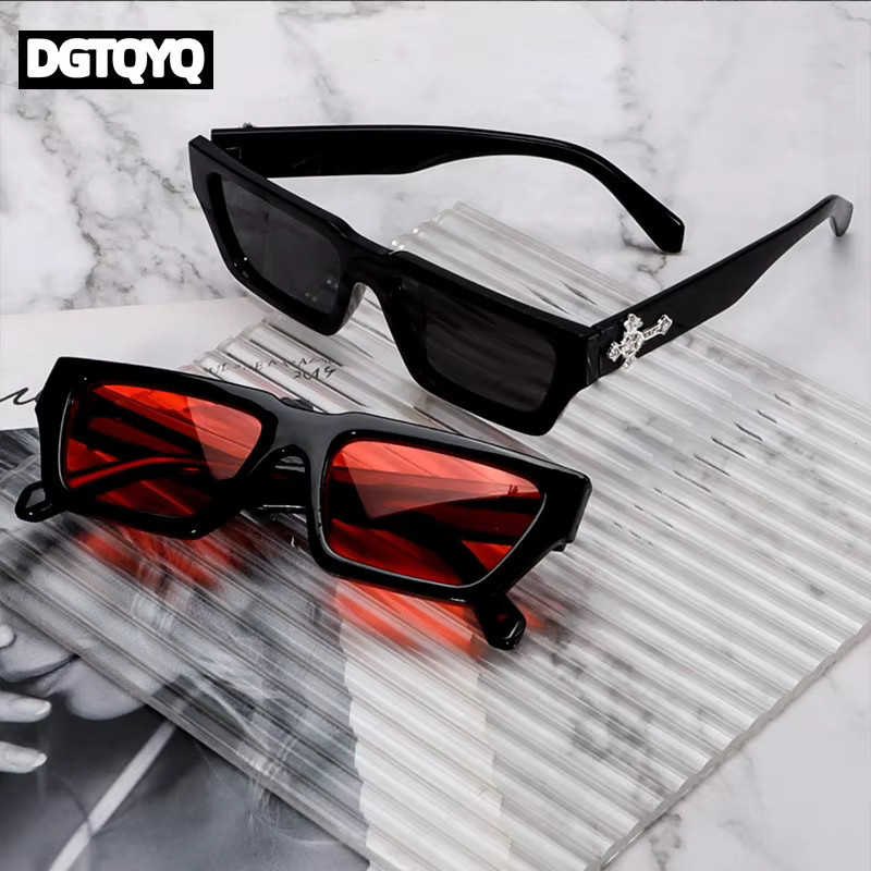 DGTQYQ Sonnenbrille, Vollrand, quadratisch, Schwarz, Unisex, Kunststoff - Bild 3