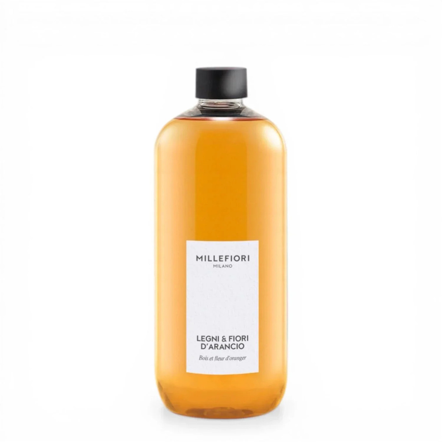 Millefiori Milano Duft-Nachfüllpack Legni e DArancio mit blumigen und holzigen Noten, 500 ml - Bild 1
