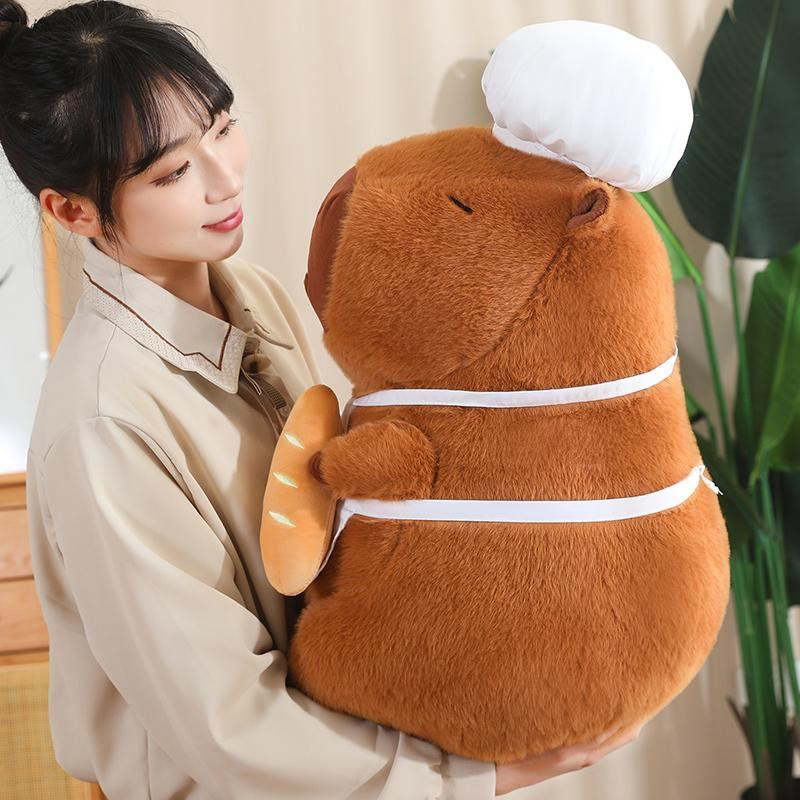 GDzaccly Capybara Brot Puppe Kissen Plüsch 35cm - Bild 2