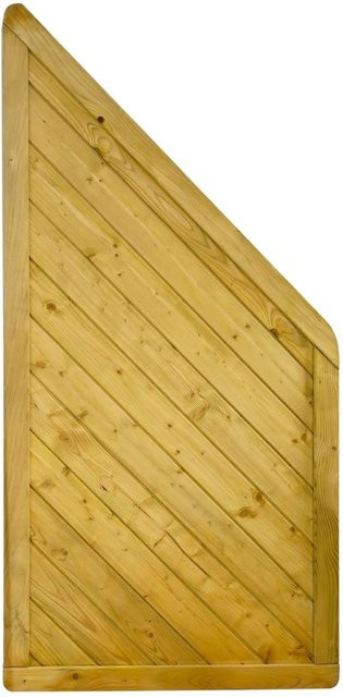 GartenLand Dichtzaun INNSBRUCK Holzzaun aus Fichte, kesseldruckimprägniert, Grün, B/H: 90 x 180 cm - Bild 1