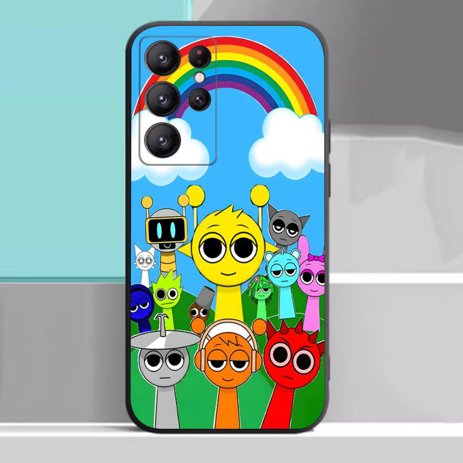 Game Sprunki Handyhülle für Samsung Galaxy S24 FE, S25 Ultra, S22, S23, S24 Ultra 5G und weitere Modelle in Multicolour - Bild 2