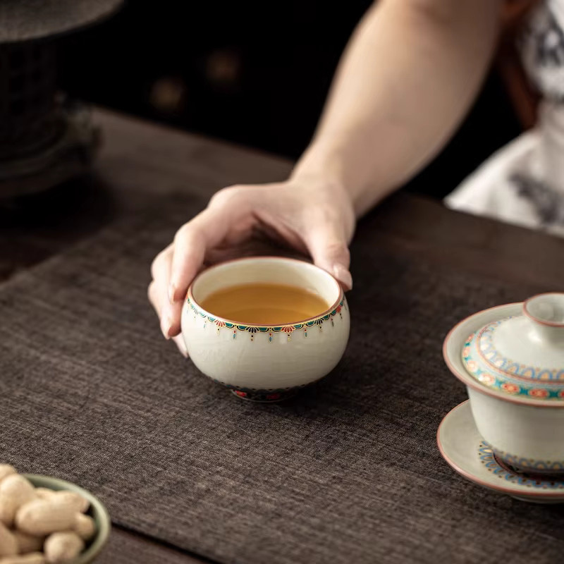 Dunhuang Waren Ru Ofen Teetasse für Meditation und Tee-Meister - Bild 3