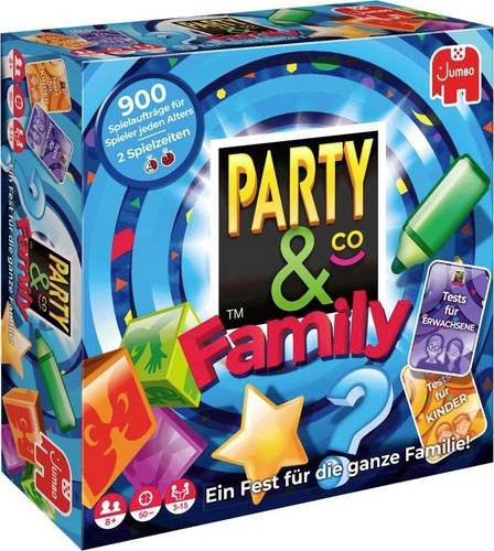 Jumbo Party & Co. Family Partyspiel für Kinder ab 8 Jahren in verschiedenen Schwierigkeitsstufen - Bild 1