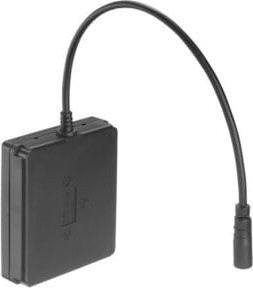 Schell Universal-Batteriefach für 4x AA Alkalibatterien, Wandmontage, Schwarz - Bild 1