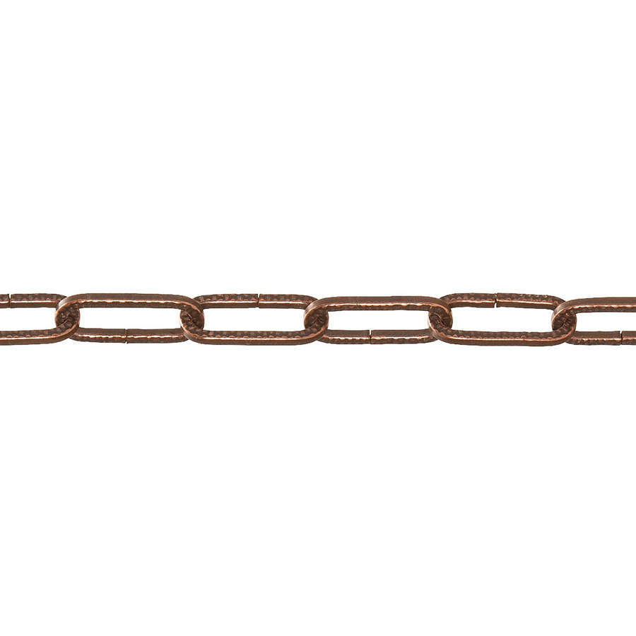 Conacord Zierkette aus Stahl gehämmert in Kupfer-Braun mit Ø 3 mm x 29 mm - Bild 2