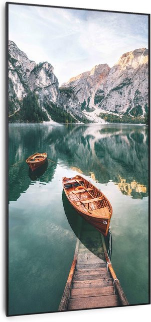 Klarstein Wonderwall Air Art Smart Infrarotheizung mit App-Steuerung und Motiv See Vertikal, Schwarz, B: 60 cm, H: 120 cm, 700 W - Bild 2