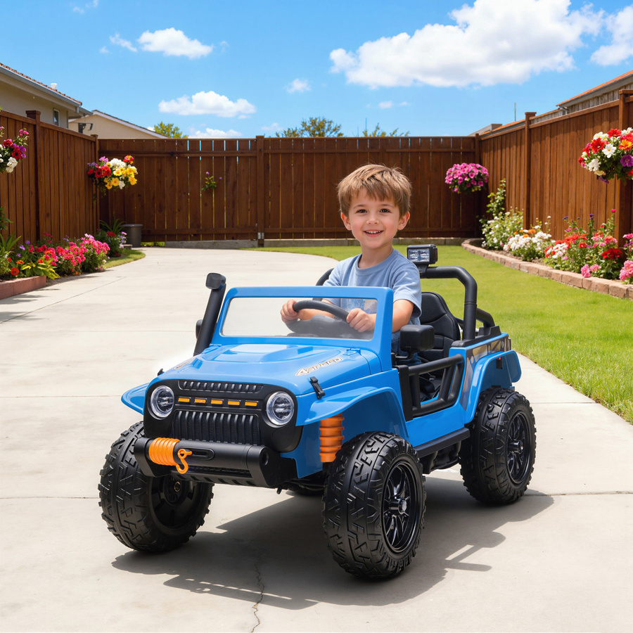 AIYAPLAY Kinder Elektroauto, Blau, ab 3 Jahre - Bild 2