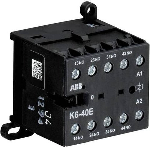 ABB K6-40E-01 Schalter 4 Schließer 24V 3A Schwarz - Bild 1