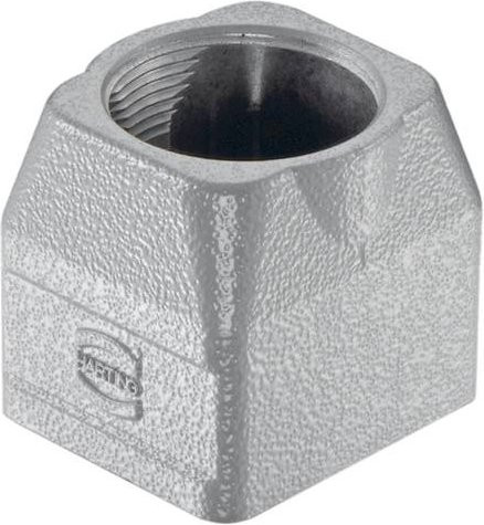 HARTING Tüllengehäuse aus Aluminium in Silber, Artikelnummer 19 14 002 0402 - Bild 1