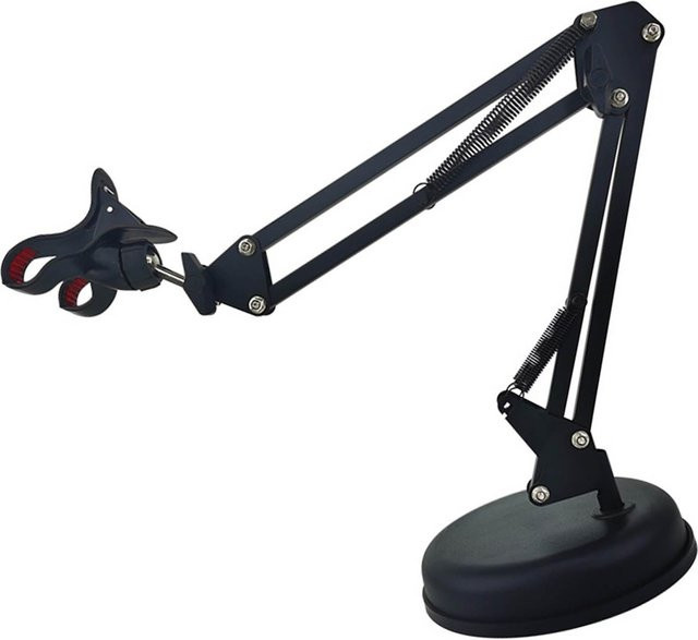 CosyHome Flexibler Universal Handyhalter aus Metall, Einziehbarer Desktop Ausleger Ständer in Schwarz - Bild 1