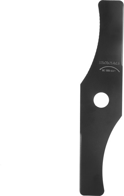 WALFRONT Ersatz-Schneidemesser für Bürstenschneider und Rasentrimmer aus Manganstahl, Schwarz, B: 32,7 cm, H: 7,2 cm - Bild 1