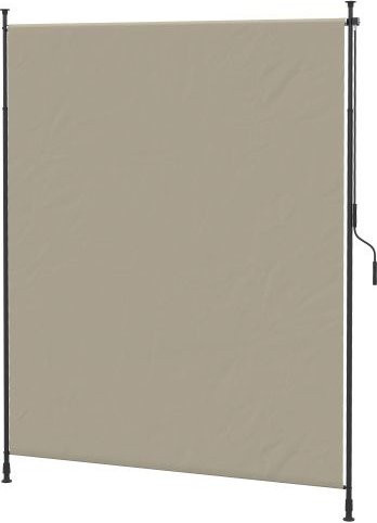 MUVOE Seitenmarkise mit einziehbarer Kurbel und UV40+ Schutz aus Aluminium, Breite: 200 cm, Höhe: 215–305 cm - Bild 1