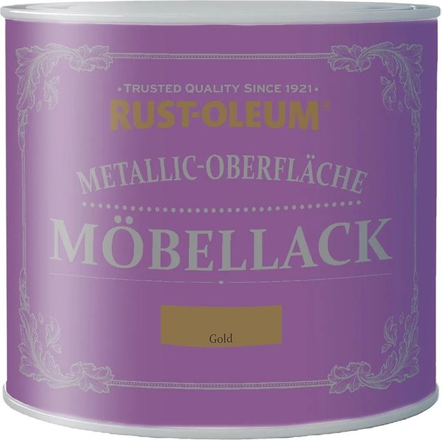 Rust-Oleum Möbellack Metallisch Gold Matt 125 ml - Bild 1