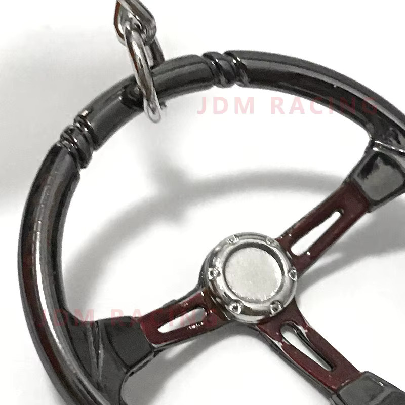 JDM RACING Schlüsselanhänger, Lenkrad Form, Zinklegierung, Unisex - Bild 3