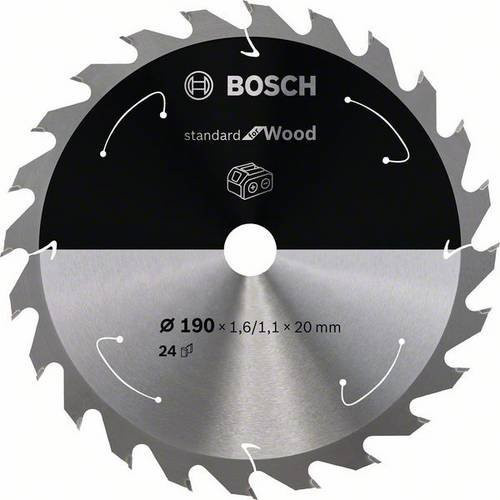 Bosch Kreissägeblatt Carbide Tipped für Holz mit 24 Zähnen, Durchmesser: 190 mm - Bild 1