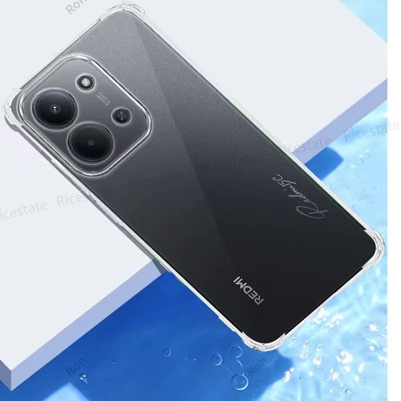 Stoßfeste Silikon-Schutzhülle für Xiaomi Redmi Serie, Transparente TPU Handyhülle - Bild 4
