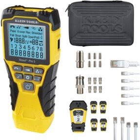 Klein Tools Netzwerkkabeltester Scout Pro 3 mit Test Map Remote Set in Gelb - Bild 1