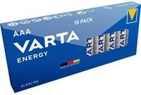 VARTA Energy Alkaline-Batterien AAA, 10er Pack, Blau - Bild 1