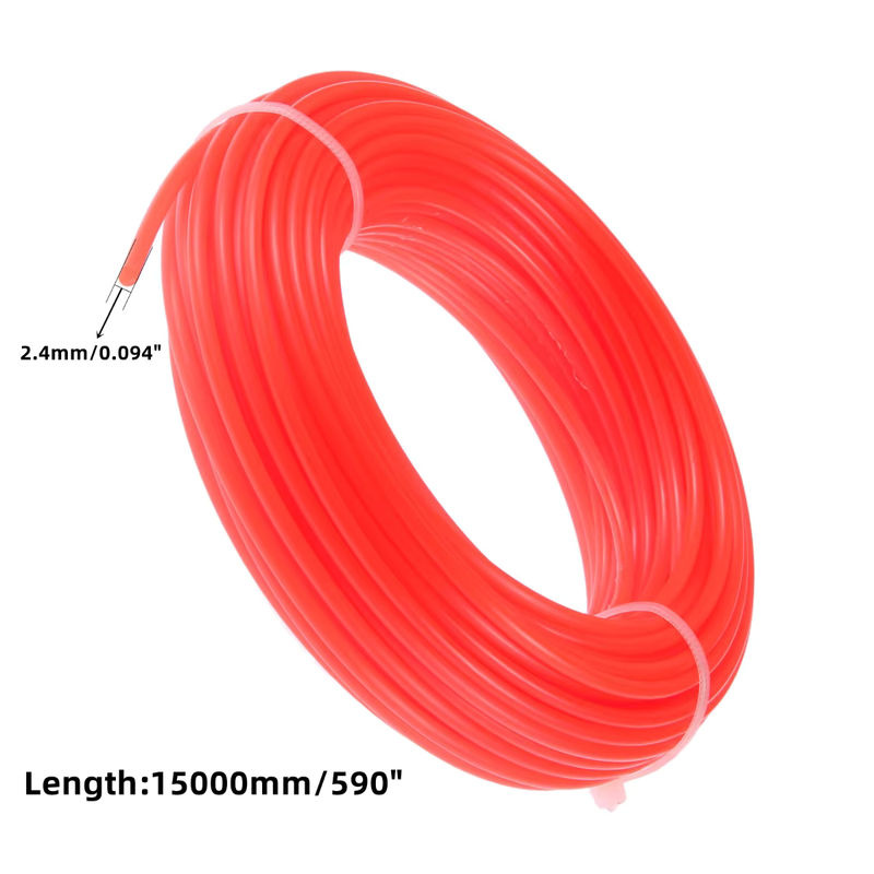 JIGHOLE Nylonschnur für Rasentrimmer, runde Mähschnur als Rolle, Durchmesser: 0,24 cm, Länge: 150 m - Bild 3