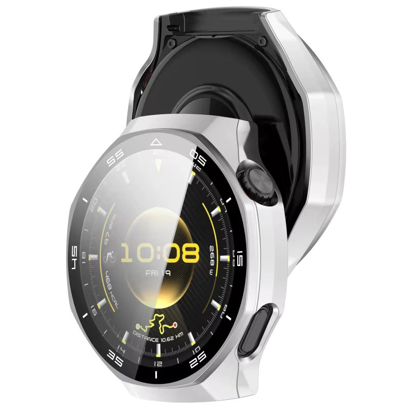 Correa Displayschutzfolie aus gehärtetem Glas und Hartplastik, Huawei Watch GT6 Pro 46mm, Schwarz - Bild 4