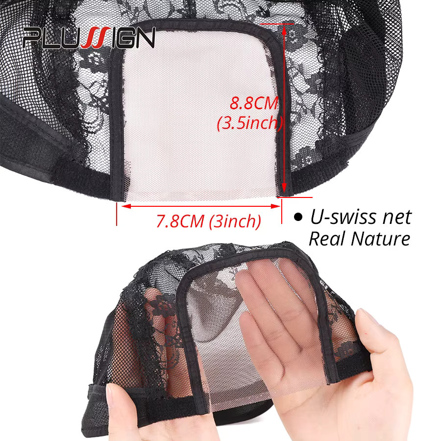 plussign Perückenkappe, Schwarz, Unisex - Bild 4