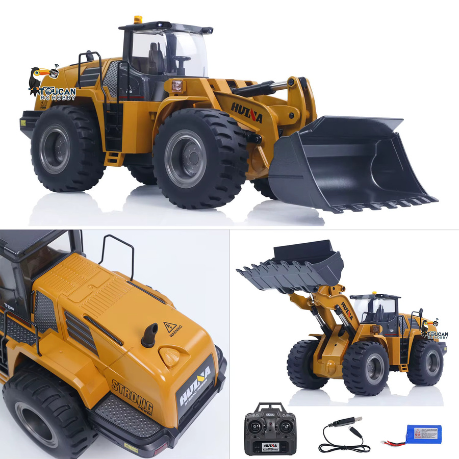 HUINA 1583 LKW Lader, RC Fernbedienung, 1:14, mit Licht und Sound - Bild 2