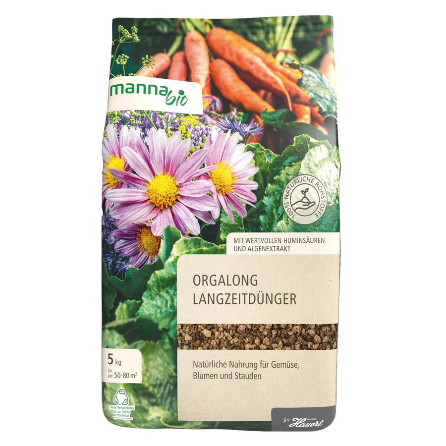 Manna Bio-Langzeitdünger Orgalong für den Garten, 5 kg - Bild 2