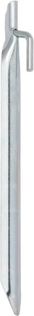 vidaXL Zeltheringe V-Form aus verzinktem Stahl in Silber, 24 Stück, Länge: 24 cm, Durchmesser: 20 mm - Bild 1