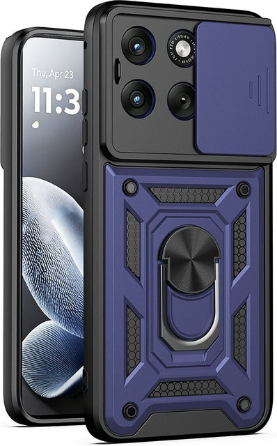 Techsuit CamShield Schutzhülle für Motorola Edge 70 Fusion in Blau - Bild 1