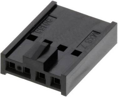 Molex Buchsengehäuse-Kabel in Schwarz mit 2.54 mm Rastermaß 901560144 - Bild 1