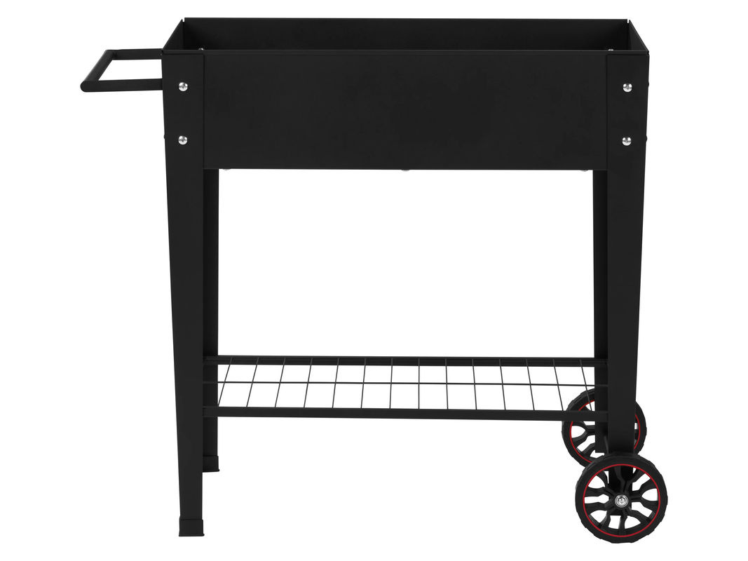 PARKSIDE Table Bed Hochbeet mit Rollen in Schwarz für Garten, Balkon und Terrasse - Bild 3