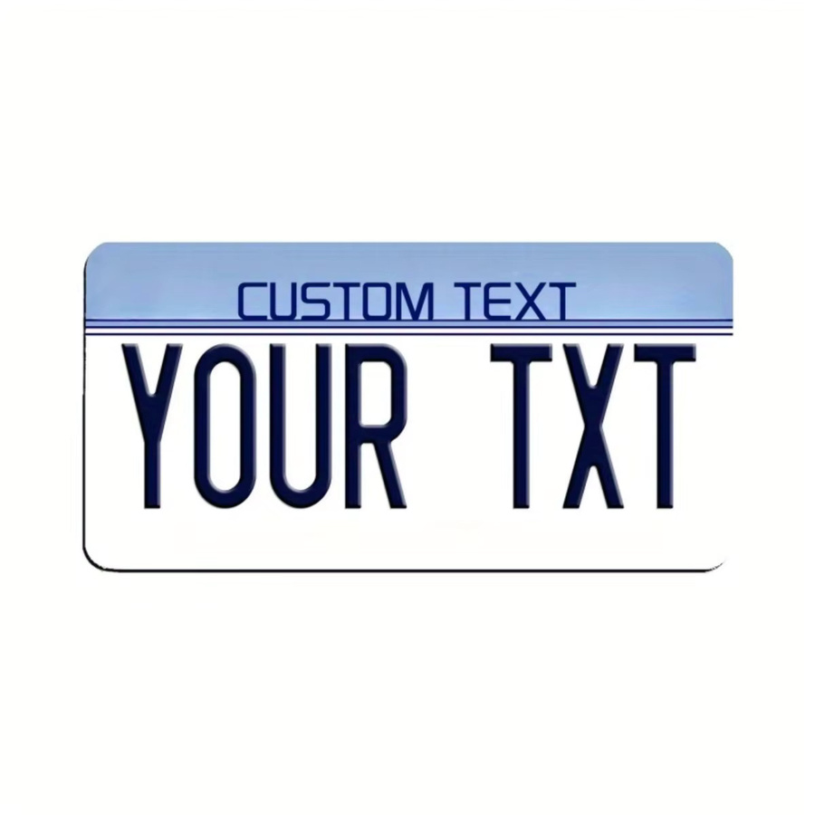Personalisierte USA City Autokennschild-Nachbildungen von CIFBUY in Multicolor, B/H: 30,48 x 15,24 cm - Bild 2