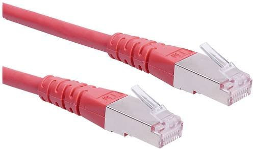 Roline RJ45 Patchkabel CAT 6 S/FTP Ethernet LAN in Rot, Länge: 7,00 m - Bild 1