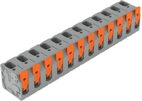 WAGO 2606-3362 Leiterplattenklemme grau 8 Stück - Bild 1