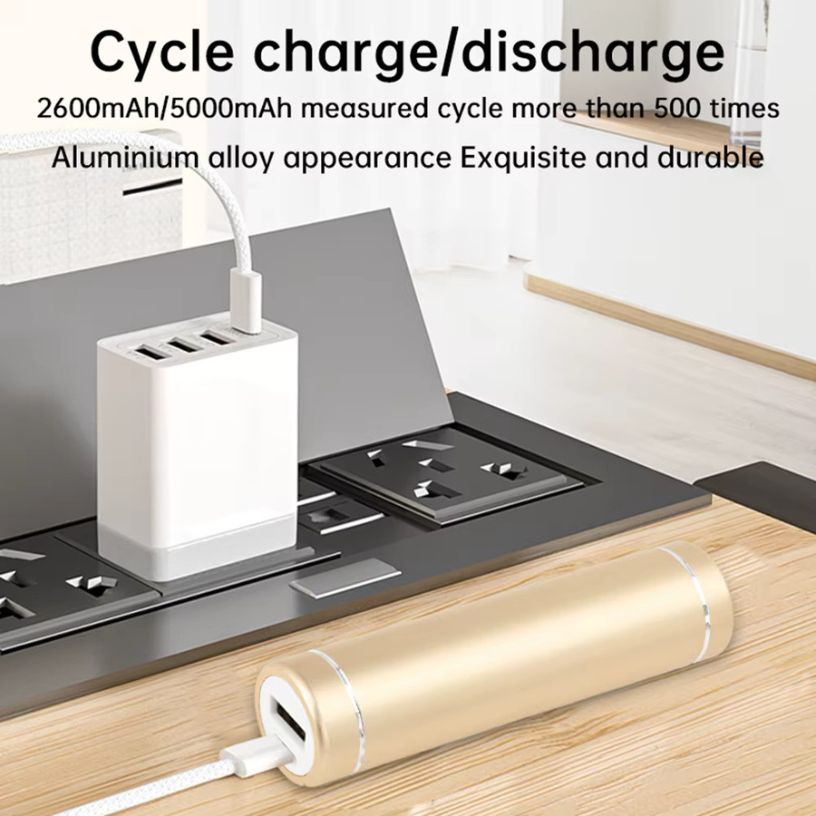 Power Bank-Gehäuse-Kit für 18650/21700 Akkus aus Aluminiumlegierung in Schwarz mit USB-C Schnellladung, 5 V, 2 A - Bild 4